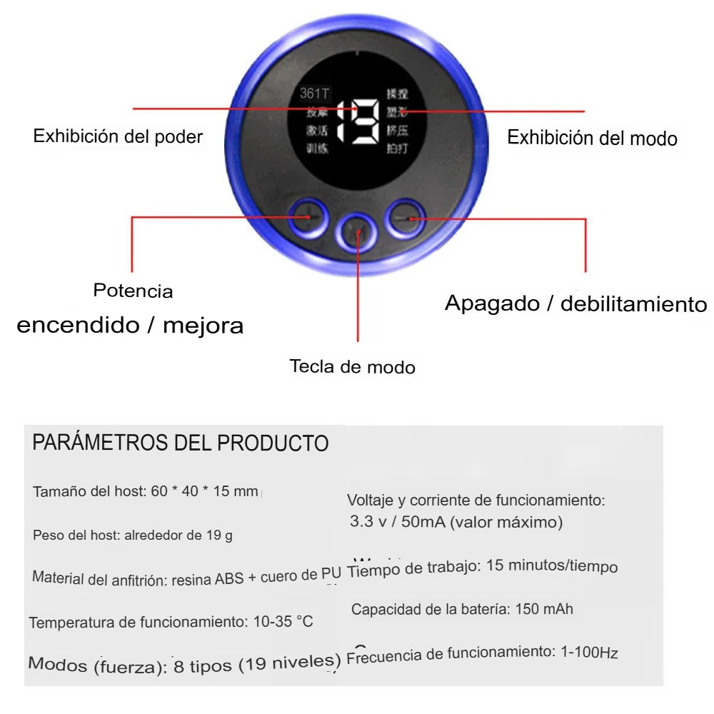 PARCHE MASAJEADOR MULTIUSO