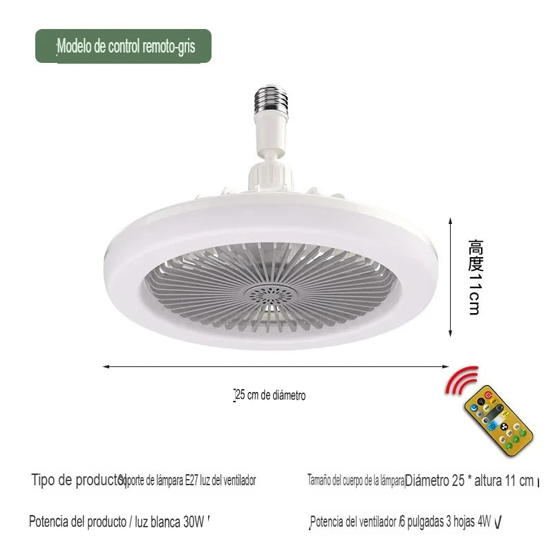 Abanico Luz Led